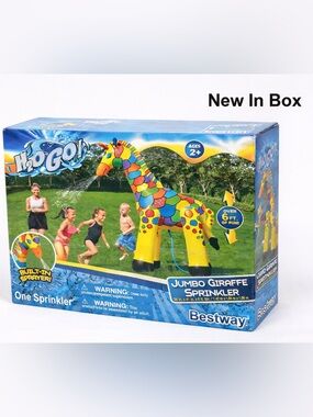 NIB | Bestway Jumbo Giraffe Sprinkler – New in Box |  6 Ft Tall Outdoor Water